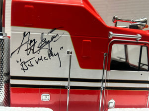 Kenworth K100 Tractor Toy Truck  Replica BJ and The Bear Look Alike Autographed By Greg Evidgan